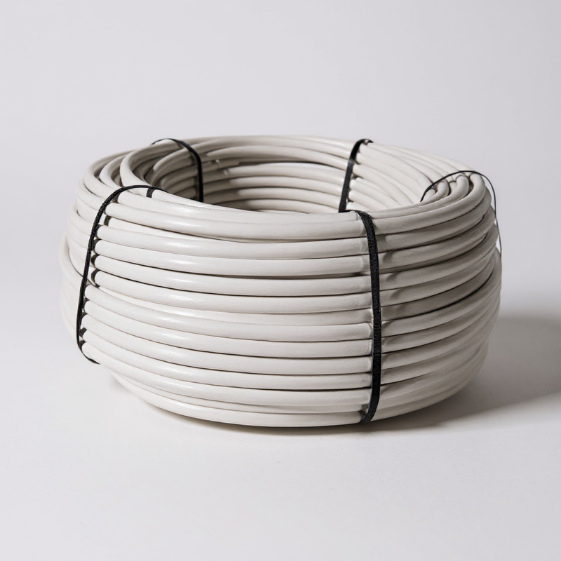 1" Bright White Pe Pre-Punched 36" 500Ft