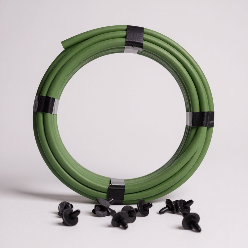 20' grn 1/4" vinyl w/Coup