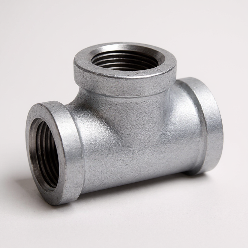 Galvanized Tee 1 in. x 1 in. x 3/4 in.