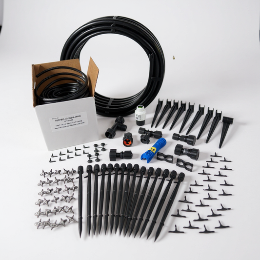 Patio & Potted Plant Drip Kit w/30 ADJ Drip/Spray Stakes