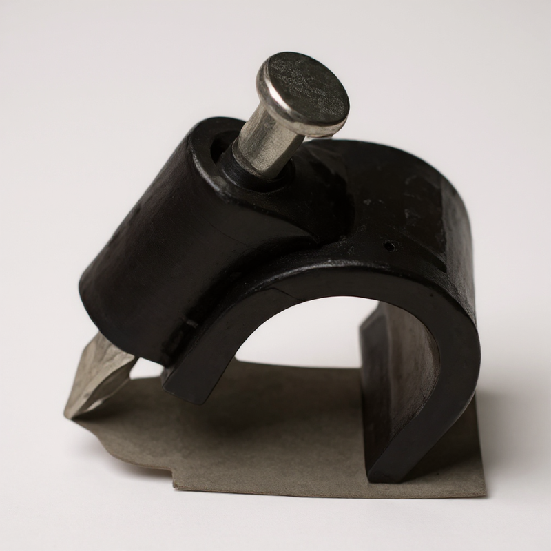 1/4" Blk Nail Clamps-(QTY 25)