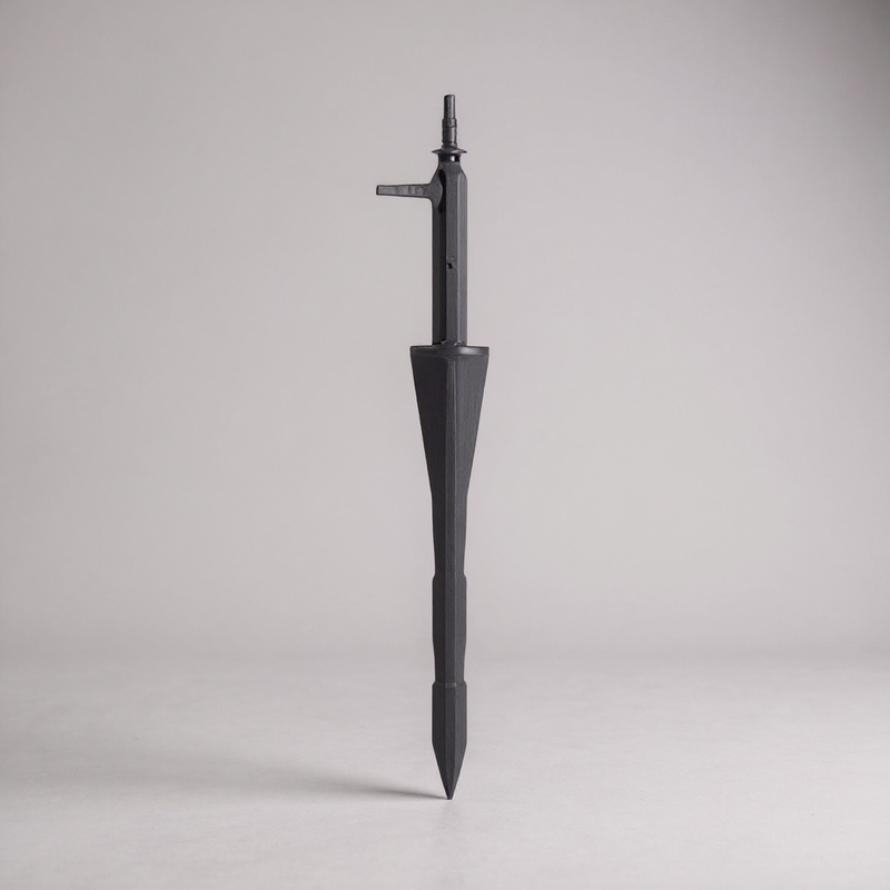 Maxijet Nursery Threaded Pot Spray Stake Black